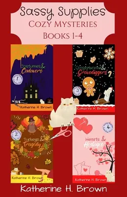 Sassy Supplies Cozy Mysteries Cărțile 1-4 - Sassy Supplies Cozy Mysteries Books 1-4