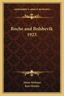 Boche și bolșevic 1923 - Boche and Bolshevik 1923