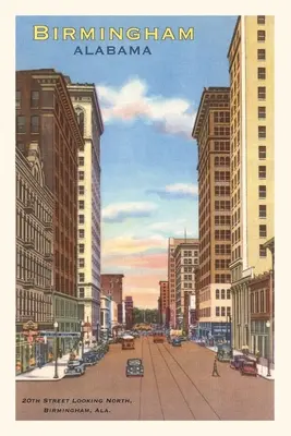 Jurnal de epocă Centrul orașului Birmingham - Vintage Journal Downtown Birmingham