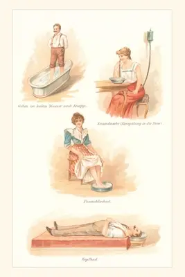 Jurnal de epocă Servicii la un centru spa german - Vintage Journal Services at German Health Spa