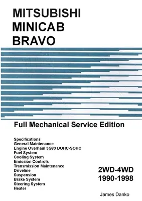 Mitsubishi Minicab-Bravo Manual complet de service mecanic - Mitsubishi Minicab-Bravo Full Mechanical Service Manual