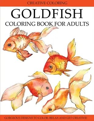 Cartea de colorat peștișori aurii pentru adulți - Goldfish Coloring Book for Adults