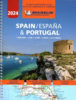 Atlas rutier Michelin Spania și Portugalia 2024 - Michelin Spain & Portugal Road Atlas 2024