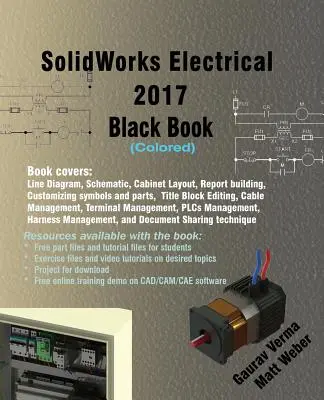 SolidWorks Electrical 2017 Carte neagră (colorată) - SolidWorks Electrical 2017 Black Book (Colored)
