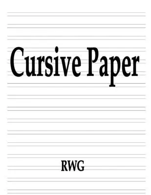 Hârtie cursivă: 150 pagini 8.5 X 11 - Cursive Paper: 150 Pages 8.5 X 11