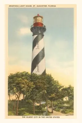 Jurnal de epocă Farul Anastasia, St. Augustine, Florida - Vintage Journal Anastasia Lighthouse, St. Augustine, Florida