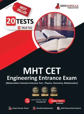 MHT CET Engineering Exam 2023 - Matematică, Fizică și Chimie (PCM Group) - 20 teste simulate (1500 întrebări rezolvate) cu acces gratuit la testul online - MHT CET Engineering Exam 2023 - Mathematics, Physics and Chemistry (PCM Group) - 20 Mock Tests (1500 Solved Questions) with Free Access To Online Test