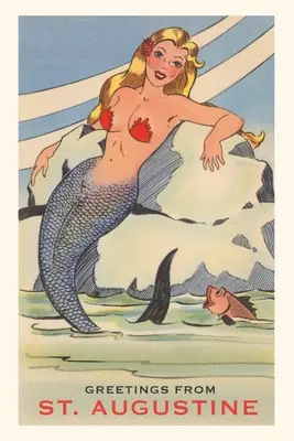 Jurnal de epocă Sirena St. Augustine - Vintage Journal St. Augustine Mermaid