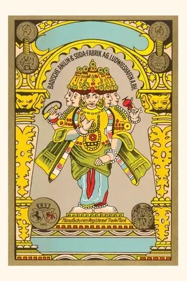 Jurnal de epocă Zeu oriental cu fețe multiple - Vintage Journal Multi-Faced Oriental God