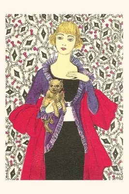 Jurnal de epocă Femeie buimacă cu Cairns Terrier - Vintage Journal Bemused Woman with Cairns Terrier