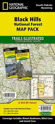 Pădurea națională Black Hills [Pachet de hărți] - Black Hills National Forest [Map Pack Bundle]