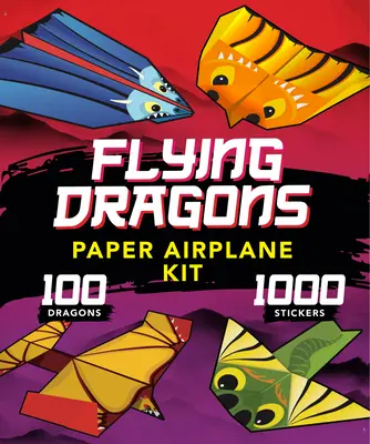 Kit avion de hârtie Flying Dragons - Flying Dragons Paper Airplane Kit