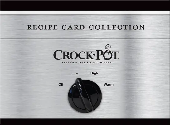 Cutie de colecție de cărți de rețete Crockpot (argintiu) - Crockpot Recipe Card Collection Tin (Silver)
