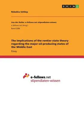 Implicațiile teoriei statului rentier cu privire la principalele state producătoare de petrol din Orientul Mijlociu - The implications of the rentier state theory regarding the major oil-producing states of the Middle East