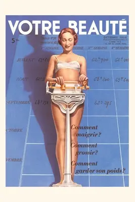 Vintage Journal Copertă de revistă franceză pentru femei - Vintage Journal French Women's Magazine Cover