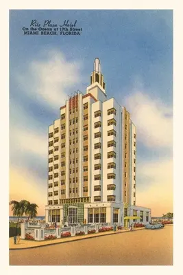 Jurnal de epocă Ritz Plaza Hotel, Miami Beach, Florida - Vintage Journal Ritz Plaza Hotel, Miami Beach, Florida