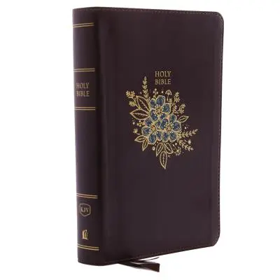 KJV, Biblia de referință de lux, format personal, tipar uriaș, imitație piele, Burgundia, indexată, ediție cu litere roșii - KJV, Deluxe Reference Bible, Personal Size Giant Print, Imitation Leather, Burgundy, Indexed, Red Letter Edition
