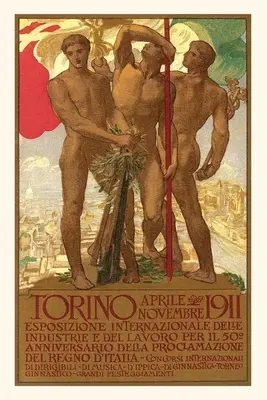Jurnal de epocă Afișul târgului italian din 1911 - Vintage Journal 1911 Italian Fair Poster