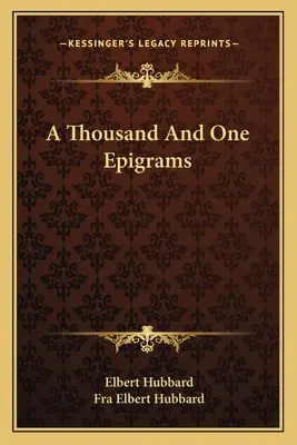 O mie și una de epigrame - A Thousand And One Epigrams