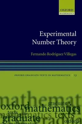 Teoria experimentală a numerelor - Experimental Number Theory