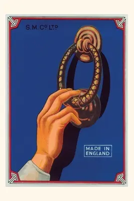 Vintage Journal Hand with Door Knocker, Anglia - Vintage Journal Hand with Door Knocker, England