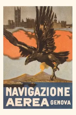 Jurnal de epocă Genoa Aerial Navigation, Eagle - Vintage Journal Genoa Aerial Navigation, Eagle