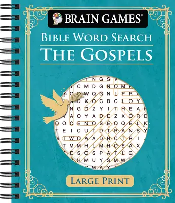 Brain Games - Biblie Word Search: Evangheliile - Tipar mare - Brain Games - Bible Word Search: The Gospels - Large Print