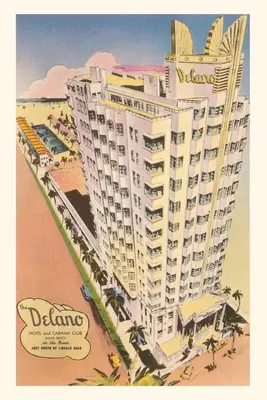 Jurnal de epocă Hotel Delano, Miami Beach, Florida - Vintage Journal Delano Hotel, Miami Beach, Florida
