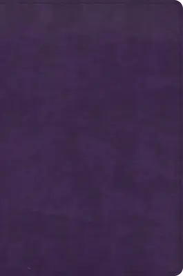 CSB Biblie de referință cu amprentă uriașă, piele de prună, indexată - CSB Giant Print Reference Bible, Plum Leathertouch, Indexed