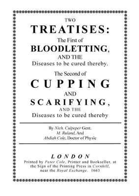 Sângerarea și cupajul - Bloodletting and Cupping