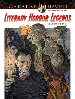 Creative Haven Literary Horror Legends Carte de colorat - Creative Haven Literary Horror Legends Coloring Book