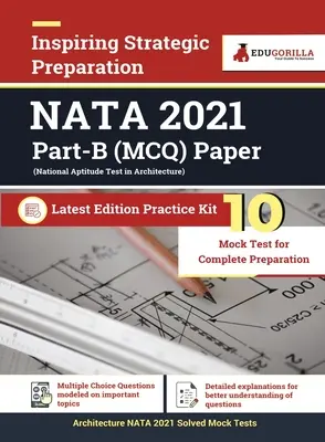 Nata 2023: Testul național de aptitudini în arhitectură (B. Arch) - 10 teste simulate de lungime completă (întrebări obiective rezolvate ale părții B) cu - Nata 2023: National Aptitude Test in Architecture (B. Arch) - 10 Full Length Mock Tests (Solved Objective Questions of Part B) wi