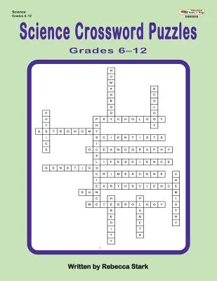 Cuvinte încrucișate despre știință Clasele 6-12 - Science Crossword Puzzles Grades 6?12