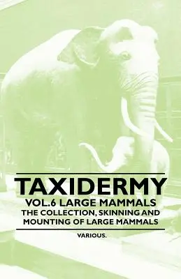 Taxidermie Vol.6 Mamifere mari - Colectarea, jupuirea și montarea mamiferelor mari - Taxidermy Vol.6 Large Mammals - The Collection, Skinning and Mounting of Large Mammals