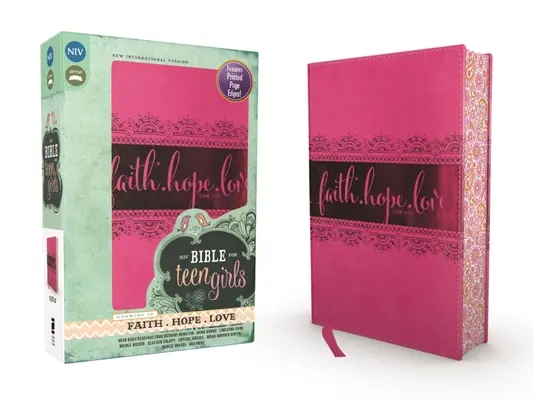 Biblia pentru fete adolescente-NIV: Creșterea în credință, speranță și dragoste - Bible for Teen Girls-NIV: Growing in Faith, Hope, and Love