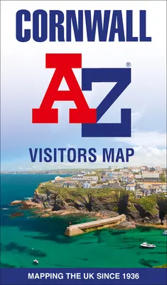 Cornwall A-Z Harta pentru vizitatori - Cornwall A-Z Visitors Map