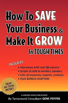Cum să vă salvați afacerea și să o faceți să crească în vremuri dificile - How to Save Your Business and Make It Grow in Tough Times
