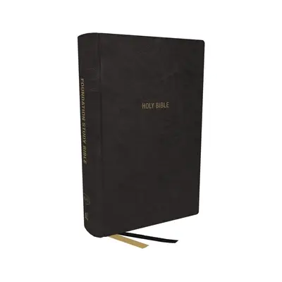 Kjv, Foundation Study Bible, Large Print, Leathersoft, Black, Red Letter, Thumb Indexed, Comfort Print: Sfânta Biblie, versiunea King James - Kjv, Foundation Study Bible, Large Print, Leathersoft, Black, Red Letter, Thumb Indexed, Comfort Print: Holy Bible, King James Version