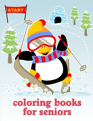 Cărți de colorat pentru seniori: Carte de Crăciun, imagini cu animale ușoare și amuzante - Coloring Books For Seniors: Christmas Book, Easy and Funny Animal Images