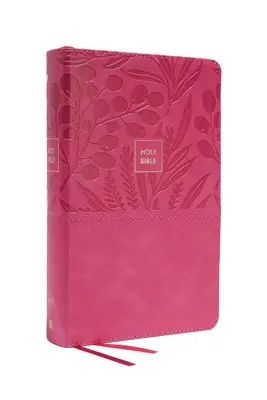 Kjv, Personal Size Large Print Single-Column Reference Bible, Leathersoft, Pink, Red Letter, Comfort Print: Sfânta Biblie, versiunea King James - Kjv, Personal Size Large Print Single-Column Reference Bible, Leathersoft, Pink, Red Letter, Comfort Print: Holy Bible, King James Version