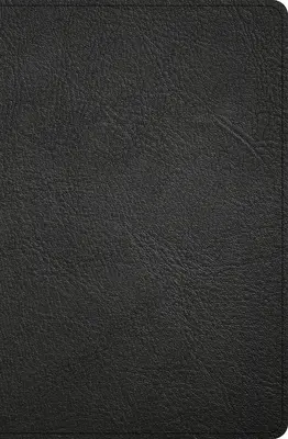 CSB Personal Size Giant Print Bible, piele naturală neagră - CSB Personal Size Giant Print Bible, Black Genuine Leather