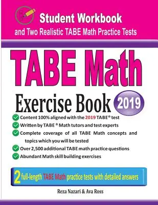 TABE Math Exercise Book: Caiet de exerciții pentru elevi și două teste TABE Math realiste - TABE Math Exercise Book: Student Workbook and Two Realistic TABE Math Tests