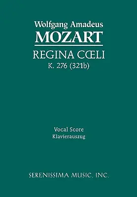 Regina Coeli, K.276 / 321b: Partitură vocală - Regina Coeli, K.276 / 321b: Vocal score