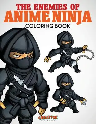 Dușmanii lui Anime Ninja Carte de colorat - The Enemies of Anime Ninja Coloring Book
