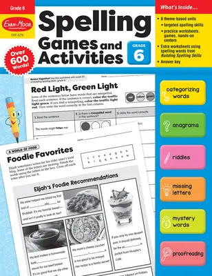Jocuri și activități de ortografie, clasa 6 Resurse pentru profesori - Spelling Games and Activities, Grade 6 Teacher Resource