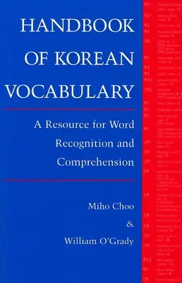 Choo: Manual de vocabular coreean - Choo: Handbk of Korean Voc Paper