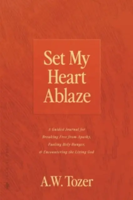 Set My Heart Ablaze: A Guided Journal for Breaking Free from Apathy, Fueling Holy Hunger, and Encountering the Living God: With Selected Re