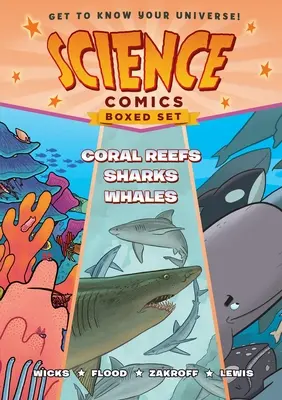 Science Comics Boxed Set: Recifuri de corali, rechini și balene - Science Comics Boxed Set: Coral Reefs, Sharks, and Whales