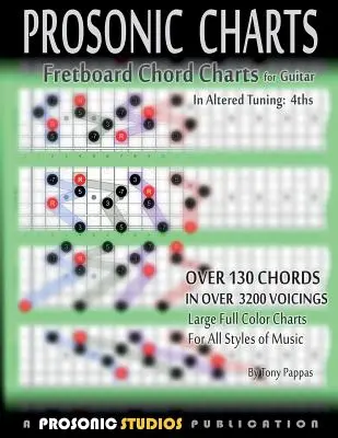 Tablouri de acorduri pentru chitară - În acordaj modificat: 4ths - Fretboard Chord Charts for Guitar - In Altered Tuning: 4ths