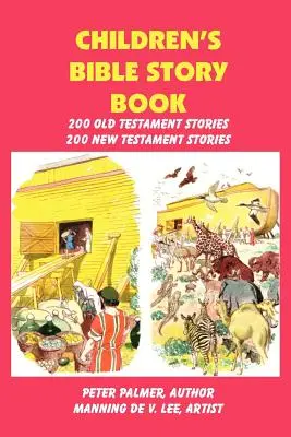Carte de povești biblice pentru copii - ediție cu ilustrații în patru culori - Children's Bible Story Book - Four Color Illustration Edition